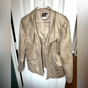 Sharon Young golden blazer size: 12